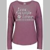 3077 Ladies' Extra Soft Tri-Blend Longsleeve Thumbnail