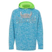 8610 Youth Cosmic Fleece Hooded Pullover Sweatshirt Thumbnail
