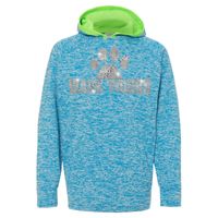 8610 Youth Cosmic Fleece Hooded Pullover Sweatshirt Thumbnail