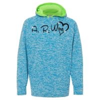 8610 Youth Cosmic Fleece Hooded Pullover Sweatshirt Thumbnail