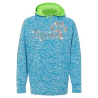 8610 Youth Cosmic Fleece Hooded Pullover Sweatshirt Thumbnail