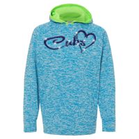 8610 Youth Cosmic Fleece Hooded Pullover Sweatshirt Thumbnail