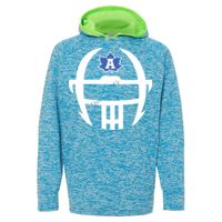 8610 Youth Cosmic Fleece Hooded Pullover Sweatshirt Thumbnail