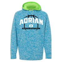 8610 Youth Cosmic Fleece Hooded Pullover Sweatshirt Thumbnail