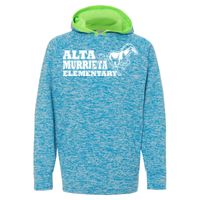 8610 Youth Cosmic Fleece Hooded Pullover Sweatshirt Thumbnail