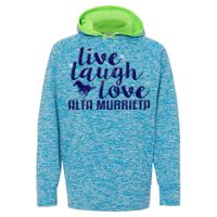 8610 Youth Cosmic Fleece Hooded Pullover Sweatshirt Thumbnail