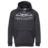 8606 Youth Glitter French Terry Hooded Pullover Thumbnail