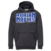 8606 Youth Glitter French Terry Hooded Pullover Thumbnail