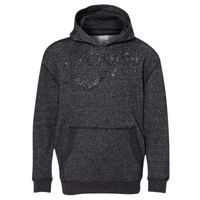 8606 Youth Glitter French Terry Hooded Pullover Thumbnail