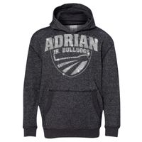 8606 Youth Glitter French Terry Hooded Pullover Thumbnail