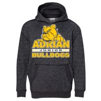 8606 Youth Glitter French Terry Hooded Pullover Thumbnail