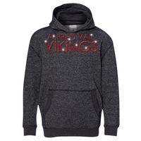 8606 Youth Glitter French Terry Hooded Pullover Thumbnail