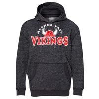 8606 Youth Glitter French Terry Hooded Pullover Thumbnail