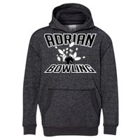 8606 Youth Glitter French Terry Hooded Pullover Thumbnail