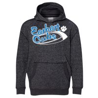 8606 Youth Glitter French Terry Hooded Pullover Thumbnail