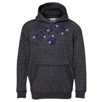8606 Youth Glitter French Terry Hooded Pullover Thumbnail