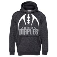 8606 Youth Glitter French Terry Hooded Pullover Thumbnail