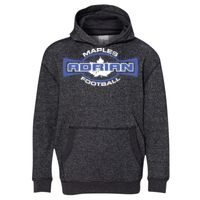 8606 Youth Glitter French Terry Hooded Pullover Thumbnail