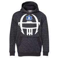 8606 Youth Glitter French Terry Hooded Pullover Thumbnail