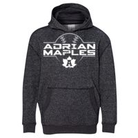 8606 Youth Glitter French Terry Hooded Pullover Thumbnail