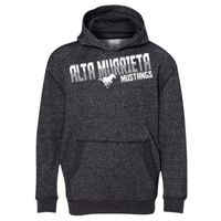 8606 Youth Glitter French Terry Hooded Pullover Thumbnail
