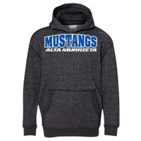 8606 Youth Glitter French Terry Hooded Pullover Thumbnail