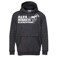 8606 Youth Glitter French Terry Hooded Pullover Thumbnail