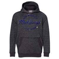 8606 Youth Glitter French Terry Hooded Pullover Thumbnail