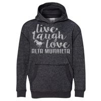 8606 Youth Glitter French Terry Hooded Pullover Thumbnail