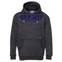 8606 Youth Glitter French Terry Hooded Pullover Thumbnail