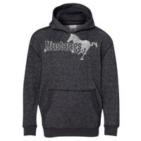 8606 Youth Glitter French Terry Hooded Pullover Thumbnail