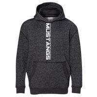 8606 Youth Glitter French Terry Hooded Pullover Thumbnail